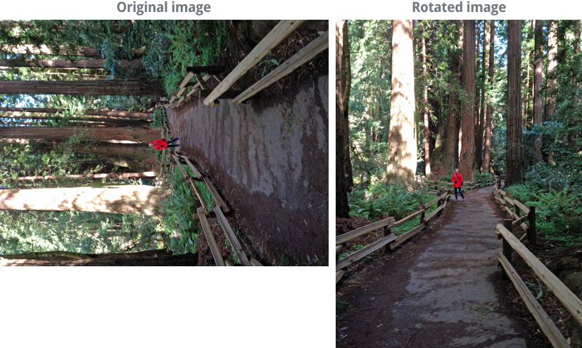 Rotated Image Example